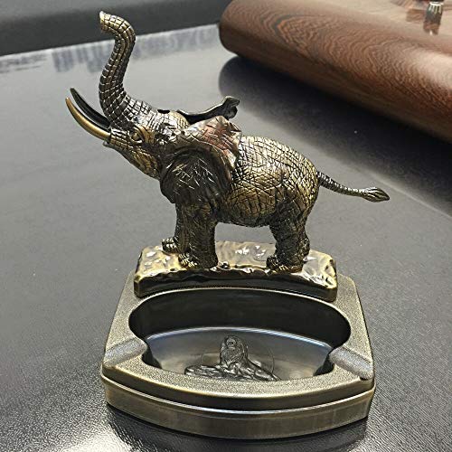 Encendedor de mesa elefante recargable de butano miniatura 7