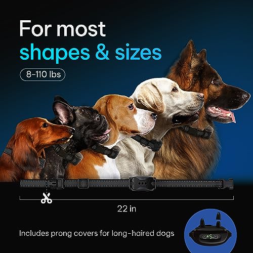 image for DogRook Rechargeable Dog Bark Collar - No Shock Training Smart Collar 