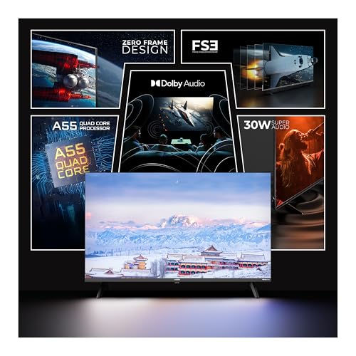 Image of Wobble 80.01 cm (32 inches) K Series HD Smart LED TV with Google TV 5.0 (Black) WB32HDAGU2841D25