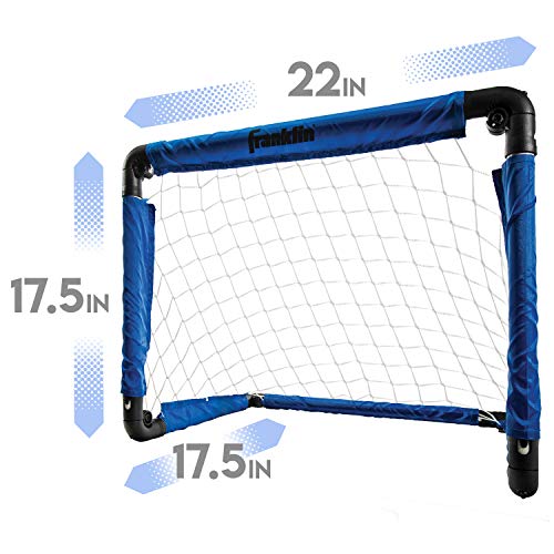 Franklin Sports Indoor Mini Goal Sports Set - 3 In 1 Kids Indoor Goal Set - Indoor Mini Floor Hockey, Knee Hockey, And Mini Soccer Set For Kids #TOP7