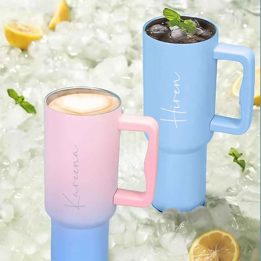 Nutcase Customized Tumbler with Name 1200ml Stainless Steel Vacuum Insulated Travel Cups 4