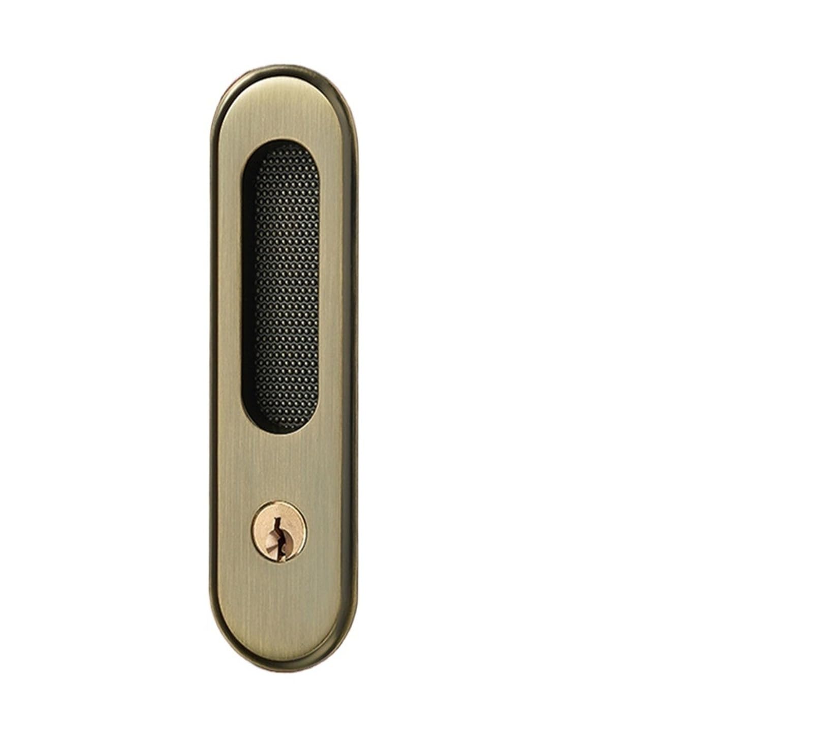Serrure à mortaise muette haut de gamme avec poignée cachée pour porte en bois