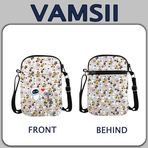 Image of W And E Love Crossbody Bag Cartoon Couples Animated Film Cinephile Gift