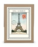 Ex Libris Paris Eiffel Tower Bookplates