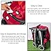 Feliliber Baby Stroller Accessories Bumper Bar, Crossbar Compatible with gb Pockit+ All City, All-Terrain, Cybex Libelle, Orfeo Strollers，PU Leather Surface (All-City Armrest) (Big Size)