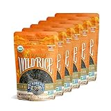 Lundberg Family Farms - Organic Wild Rice, Pantry Staple, Great for Cooking, Long Grain, Firm Texture, Nutty Flavor, Rich & Hearty, Whole Grain, Non-GMO, Gluten-Free, Vegan, Kosher (8 oz, 6-pack)