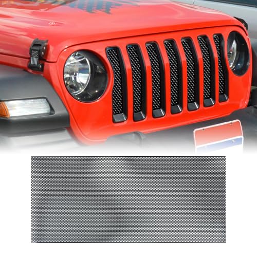 Image of AggAuto Grille Mesh for Jeep Wrangler JK JKU 2007-2018, Round Hole