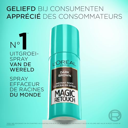 L’Oréal Paris Magic Retouch Uitgroeispray – Zwart 75 ml - View 1