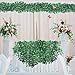 MYSELFLY 82ft 12 Pack / 82inch Artificial Ivy Greenery Fake Hanging Vine Plants Leaf Leaves Garland Hanging for Wedding Party Garden Outdoor Greenery Office Home Wall Decoration