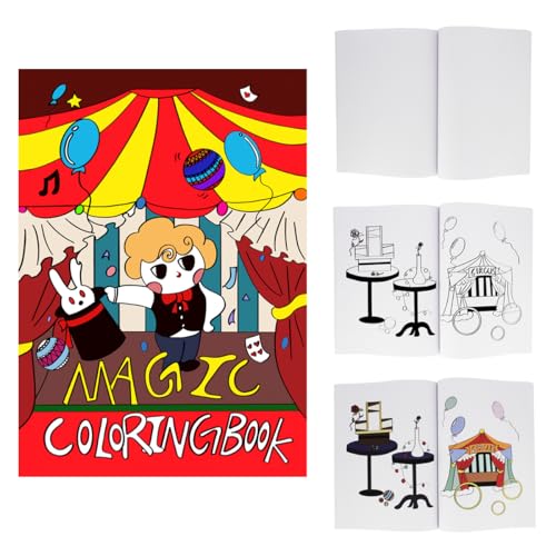 Livre de coloriage de magie taille L avec mécanisme professionnel d'illusion visuelle