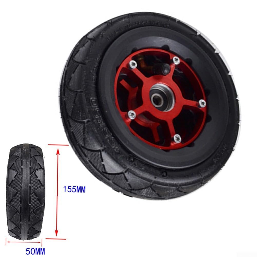 Roue de skateboard électrique de qualité supérieure de 155 mm avec moyeu en alliage d'aluminium