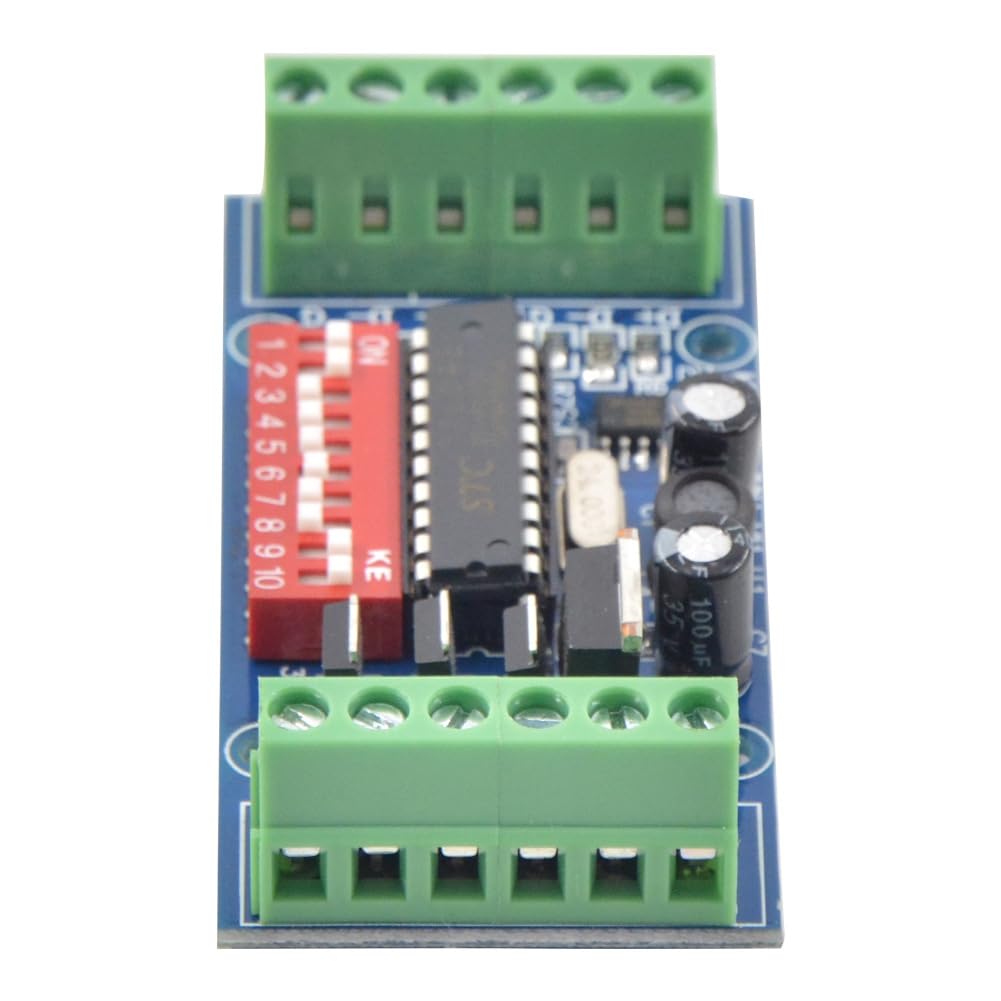 Mini 3CH LED Controlador RGB DMX512 decodificador, 3 canales 1 grupo, para módulo de tira LED DC5V-24V 15A MINI--3CH-V1