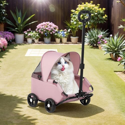 Carrito para perros ventilado de 7 kg: transportín cómodo para paseos largos 3