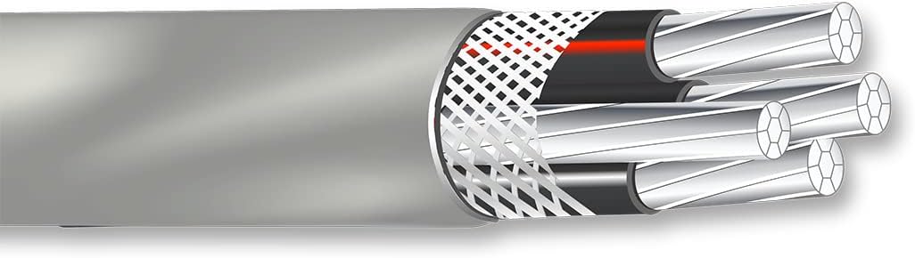 Nassau Electrical Supply 250' 2/0-2/0-2/0-1 SER Aluminum Service Entrance Cable Wire