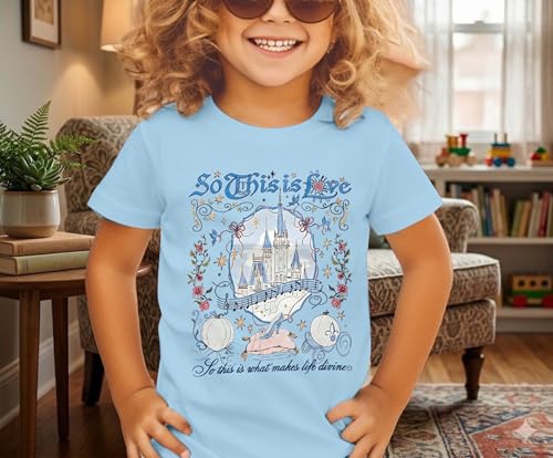 Image of Magical Shirt for Girl: Magic Kingdom Prinecess Tshirt Princess Shirts Youth Girls Cute Family Vacation Trip Tee