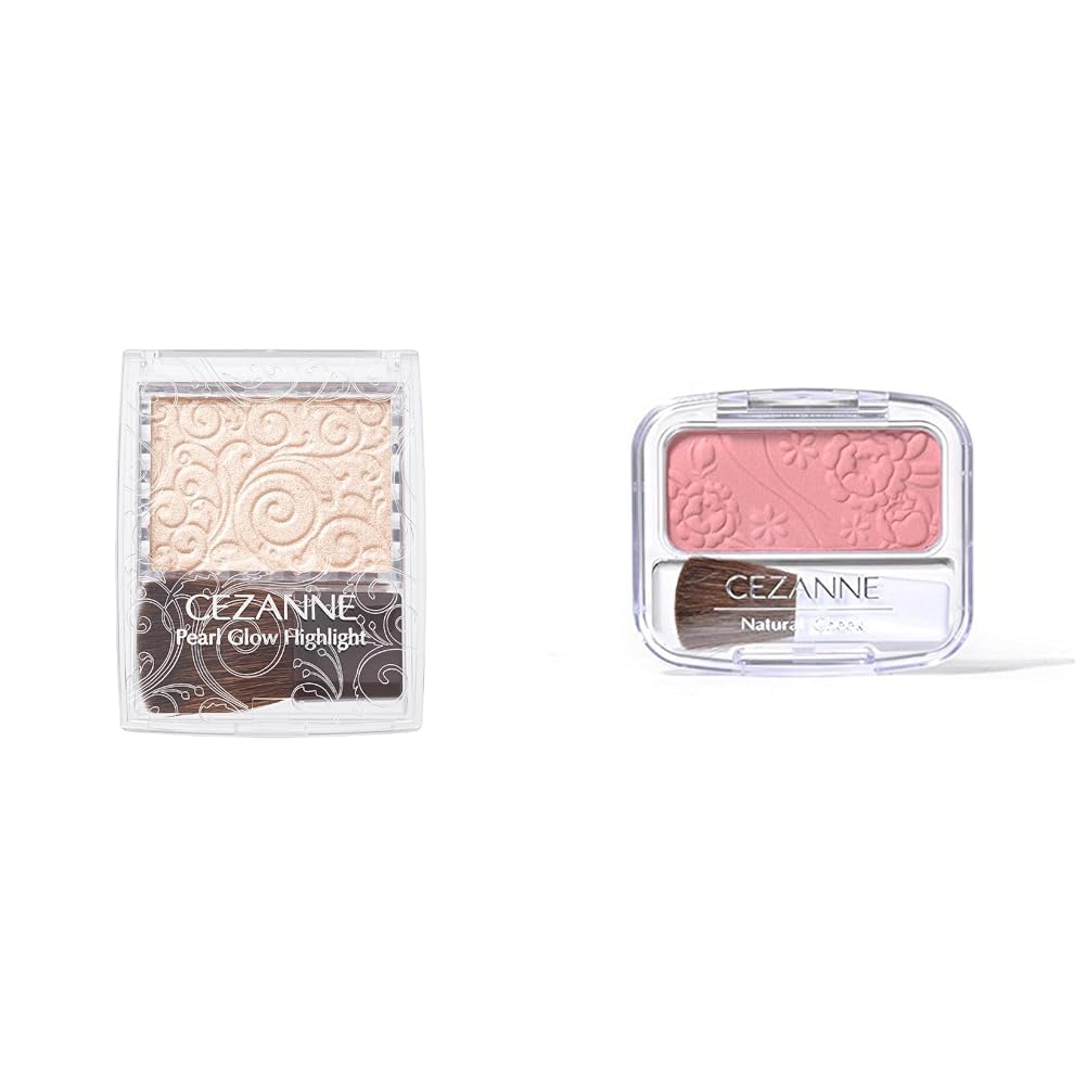 Cezanne Set Pearl Glow Highlight 01 Champagne Beige + Natural Blush N 01