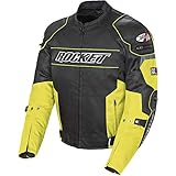 Joe Rocket 1460-1404 Resistor Men's Mesh Motorcycle Jacket (Yellow/Black, Large)