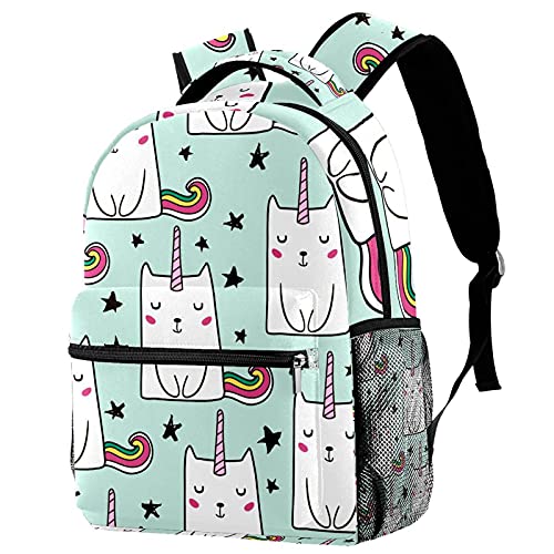 Sac à dos pour ordinateur portable grande capacité multicolore pour lycéens et adultes