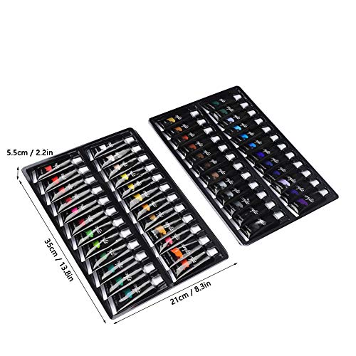 Yinuoday Acryl Verf Set 48 Kleuren 22 ml DIY Acryl Pigment Kleurrijke Verf Set Schilderen Tekening Accessoire voor Kinderen en Volwassenen - Afbeelding 8