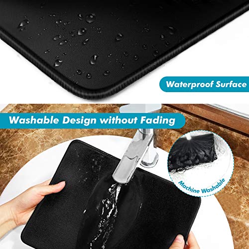 Image of Mouse Pads Bundle Stitched Edges Premium Waterproof Gaming Mouse Mat Pad, Extends Battery Life Non-Slip Rubber Base Thick Black Mousepad for Laptop Computer & PC, 11 x 8.7 inch, Black Razer (12 Pack)