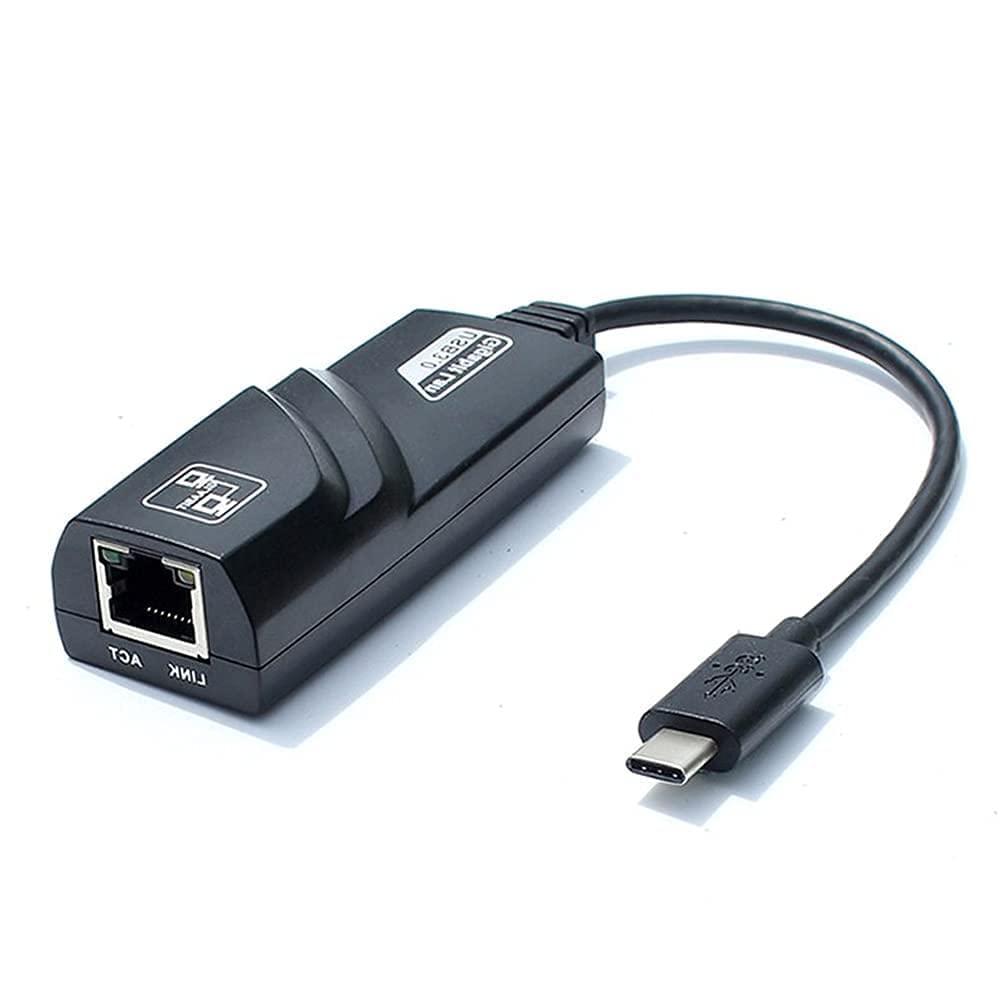 voocme type c to ethernet adapter usb c network cable wired converter rj45 to thunderbolt 3 usb 3.1 gigabit lan 10 100 1000 mbps.