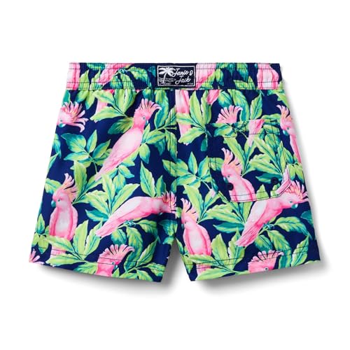 Janie and Jack Boys Bird Print Swim Short (Toddler/Little Big Kid)2