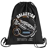 100% BAUMWOLLE: T-Shirt People Galactica Sportbeutel – Bedruckter Beutel – Eine schöne Sport-Tasche Beutel mit Kordeln