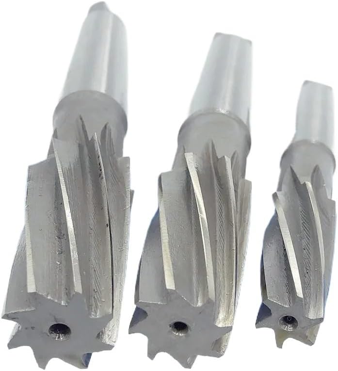 1:10 Morse Taper Shank Reamer Tapered Chucking Reamers Reaming Taper HSS Spiral Reamer High Speed Steel Cutters(24mm)