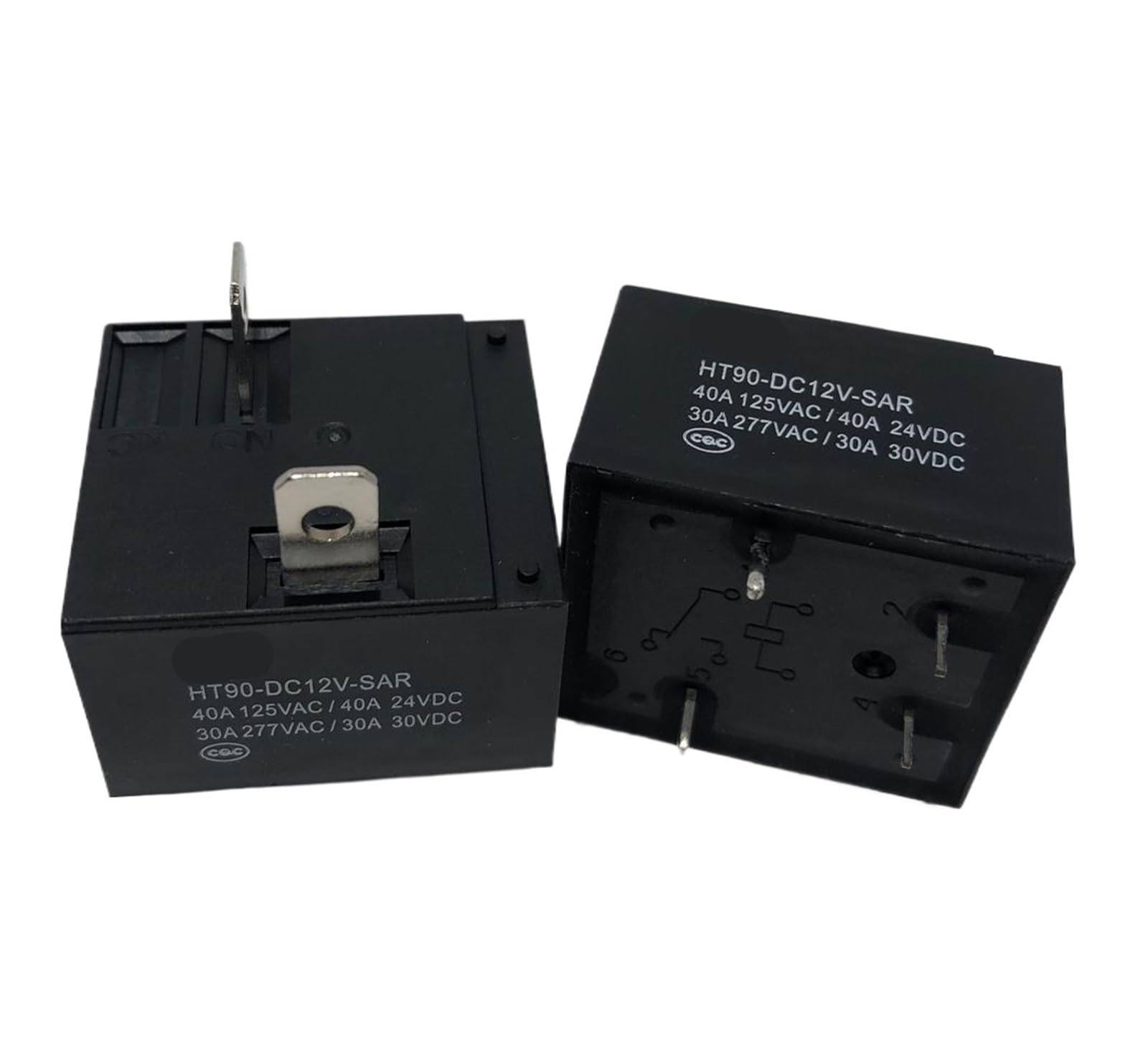 Relé MPQ4-1A-12V-40A con conmutación estable de alta corriente 4
