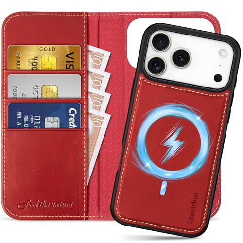 SHIELDON iPhone 17ProMax Ή 蒠^P[X 2in1 {vU[ 6.9C` 5G J[h[ [RFIDubLO] OR Jo[P̃CX[d uX^h@\ Ռz ACz 17v}bNX 