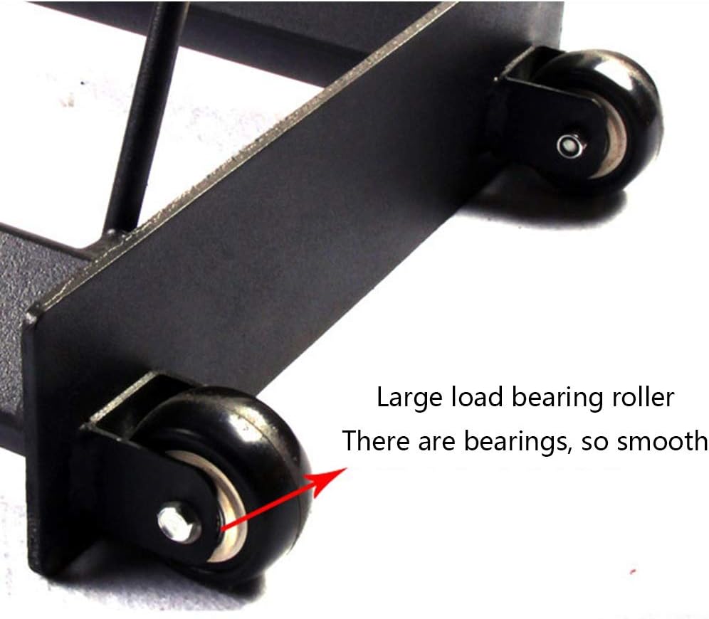 Plate Storage Racks Removable Barbell Rack Household Multifunctional Storage Rack Gym Storage and Drag Rack Barbell Storage Rack Strength Training Board Tree (Color : Black, Size : 106.53228cm) : Sports & Outdoors