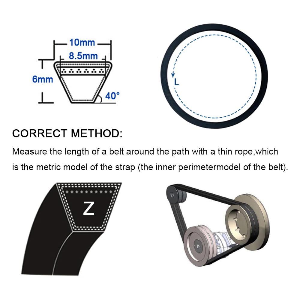 Amazon.com: 1PC Industrial Triangle V Belt Drive Belts 450mm