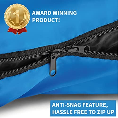 Home Treats Premium Mummy Sleeping Bag for Kids and Adults- Light Weight Sleeping Bag. For Camping Festivals Backpacking and Outdoors.