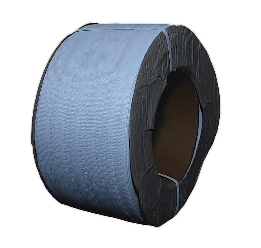 Polypropylene Straping Roll | Semi Automatic Machine Roll For Goods Packaging | PP rolls for Packaging | Dull White | 6KG Per Roll | 9MM-image-2
