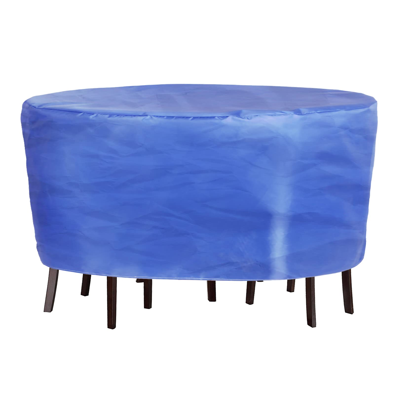 Bache Salon Jardin Ronde 185x95CM, Housse Table Jardin, Bache Protection, Housse Protection Salon Jardin, Protection Extérieure Résistante Imperméable Meubles 420D Oxford