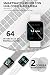 AIMIUVEI Smartwatch, Reloj Inteligente Mujer Hombre IP67 con Pulsómetro, 1.4 Inch Smartwatch...