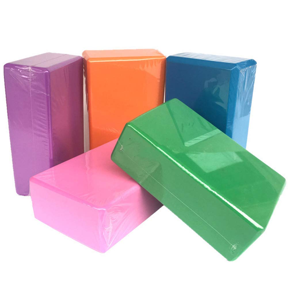 AIZYR Bloque De Yoga, Bloques Yogaer Yoga - Espuma EVA De Alta Densidad Bloque De Ejercicio Monocromo, Soporte Instantáneo Y Mejora Tus Poses Y Flexibilidad,Verde