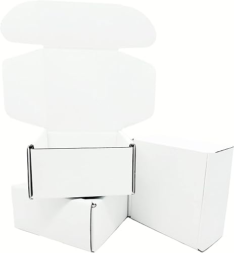 Miniatura 1 de Cajas pequeñas de 7 x 4 x 1.55 pulgadas, caja de regalo corrugado reciclable para envío, juego de 10