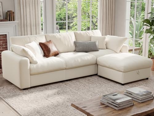 Ihanherry 110" Cloud Modular Sectional 1