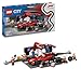 Produktbild LEGO City F1 Boxenstopp mit Boxencrew und Ferrari Flitzer - Formel 1 Pit Stop Set mit 1 Rennfahrer und 4 Mechaniker Minifiguren - Spielzeug Rennauto für Jungen und Mädchen ab 6 Jahren - 60443