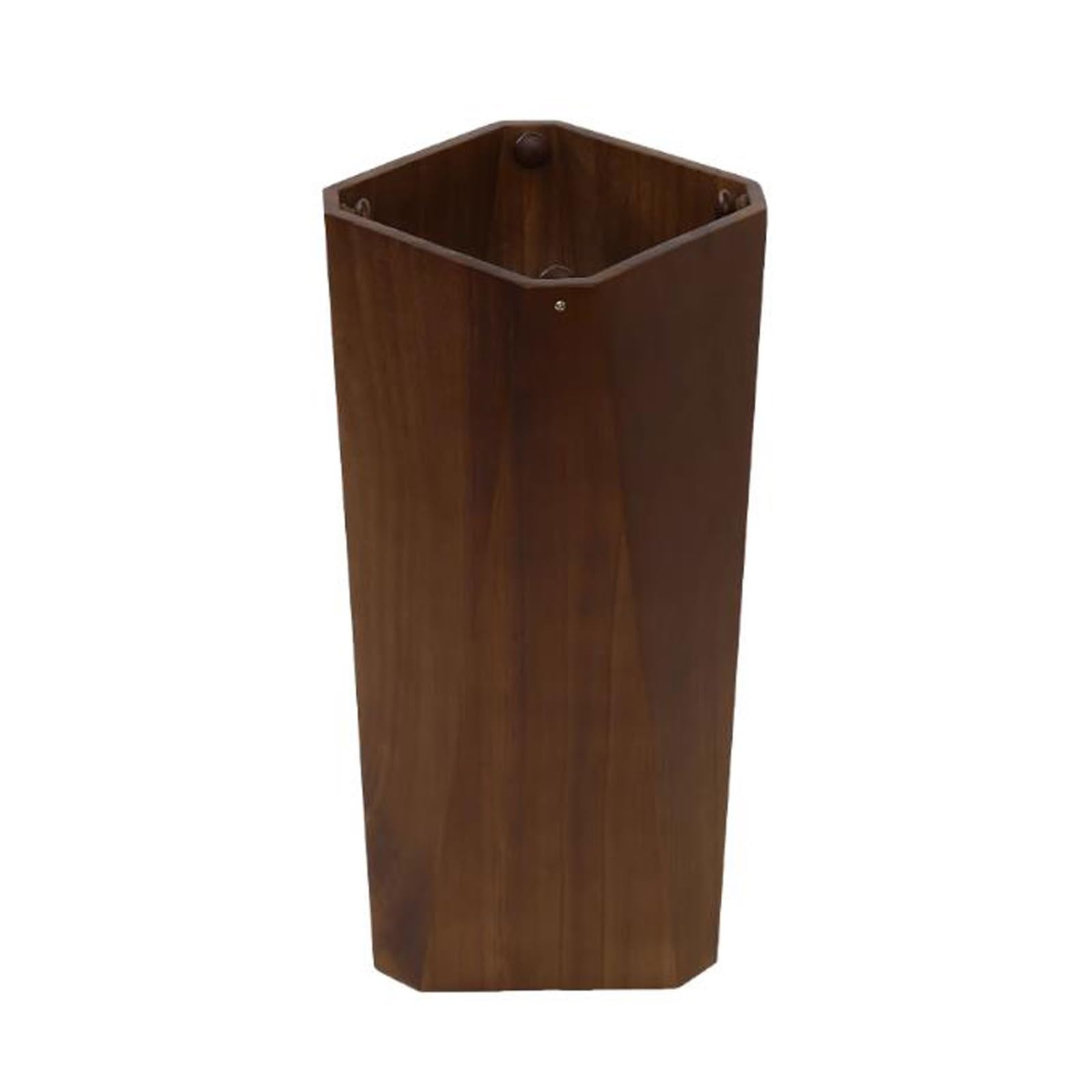CFY652 Umbrella rack Wood Umbrella Stand Rack with Hooks Inside, Free Standing Holder for Canes Walking Sticks for Entryway, Home, Office Decor Office(Bruin)