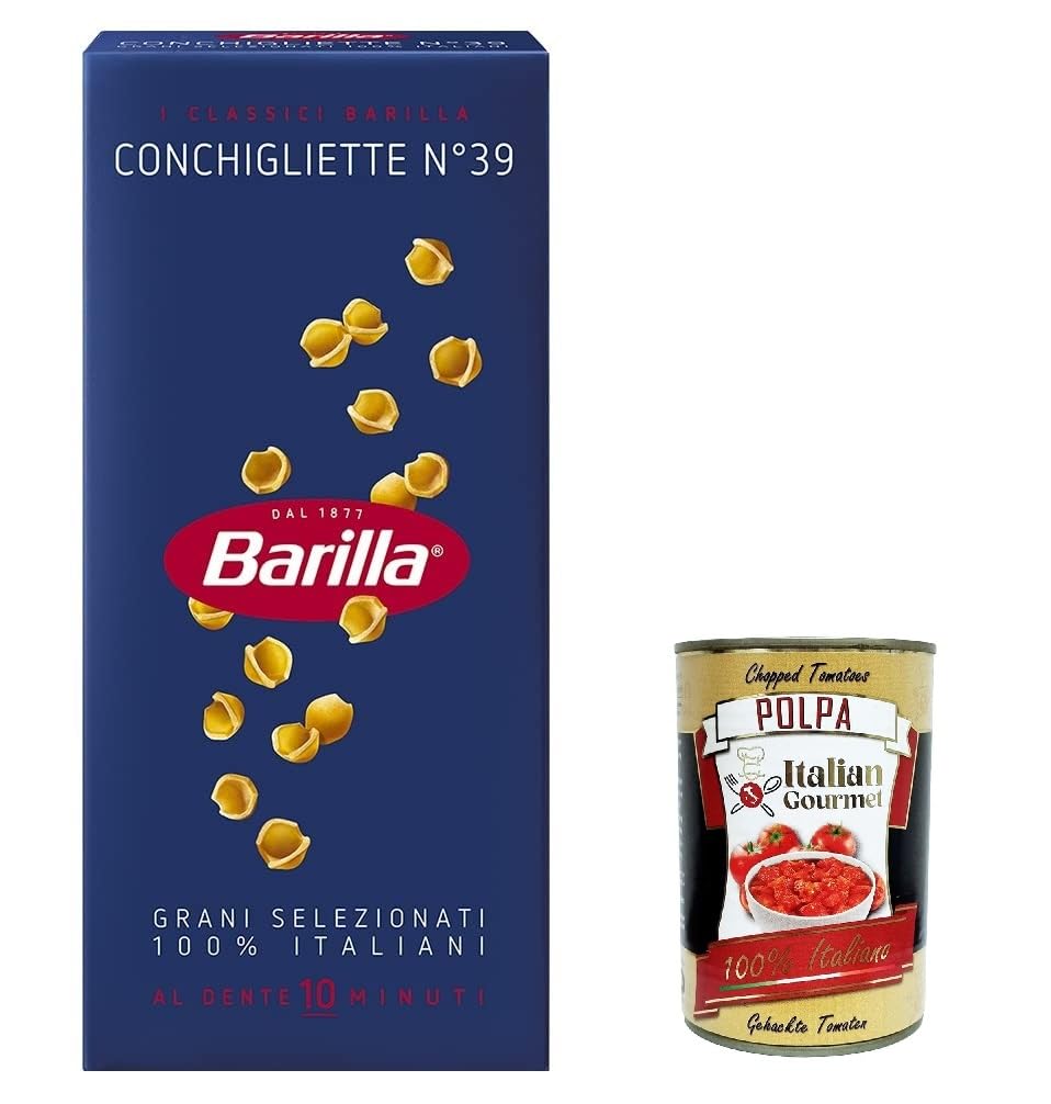 Pasta Conchigliette Nr. 39 500g + Italian Gourmet Polpa 400g