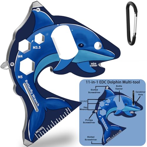 Funny Men Gift Ideas Dolphin- Unique Graduation Gift for Him, Cool Fathers Day Dad Gifts,...