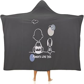 スヌーピー チャリーブラウン 着る毛布 着るブランケット フード付き もこもこ 肩掛け ルームウェア メンズ レディース 秋冬 寒さ対策 丸洗い 贈り物 キャラクター 人気 かわいい おしゃれ