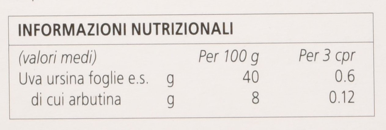 Pharmalife Research Uva Ursina 100% Integratore Alimentare 60 Compresse