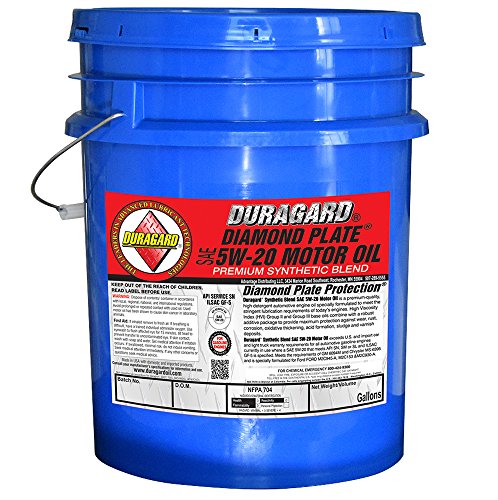 Duragard Diamond Plate Synthetic Blend 5w20 Engine Oil - 5 Gallon Pail