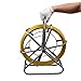 ECO-WORTHY Fish Tape Fiberglass 6MM 425FT Reel Wire Cable Running Rod Duct Rodder Fishtape Puller