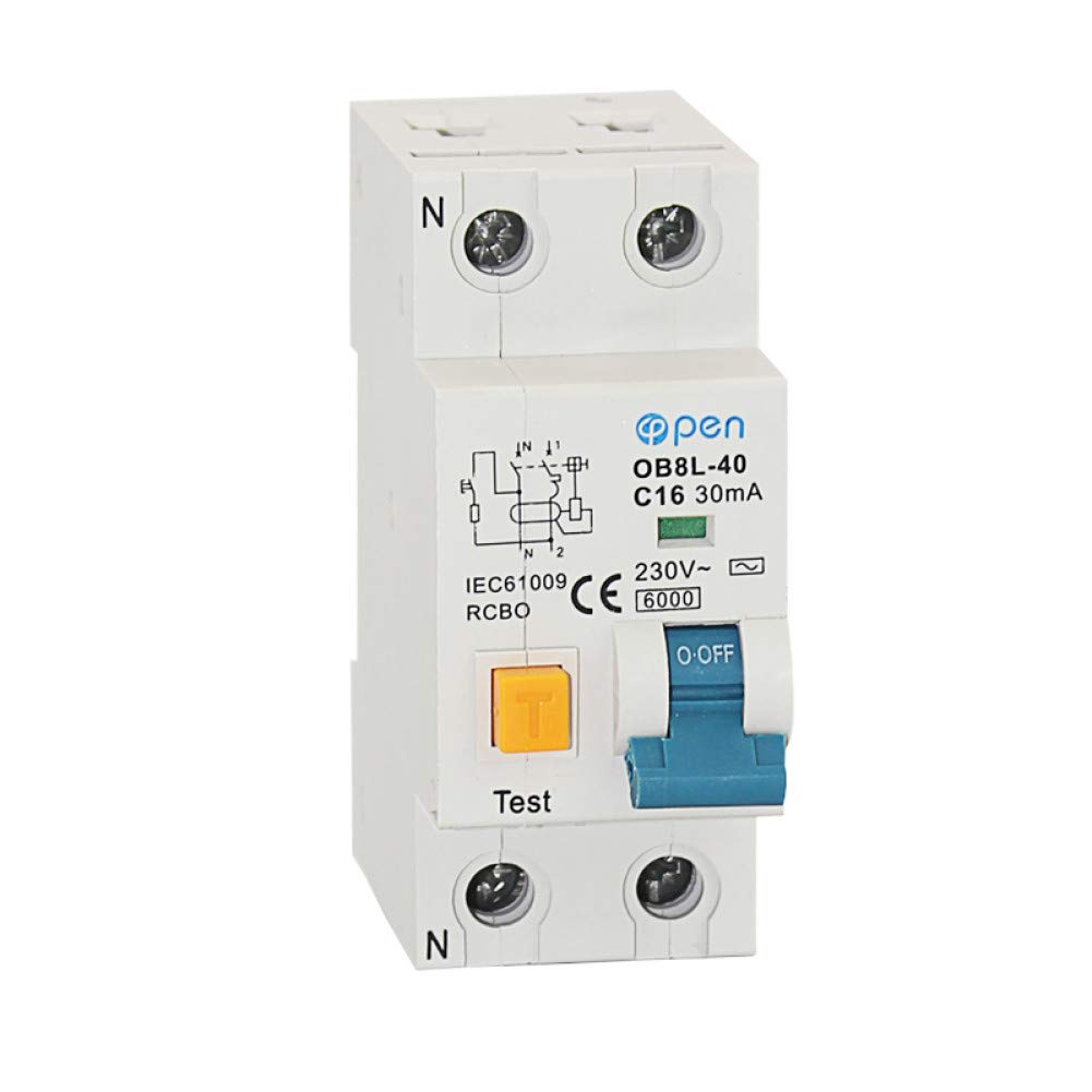 Interruttore Differenziale RCCB 2 Poli 32A 220/380V Con Protezione Sovraccarico E Cortocircuito Per Impianti Elettrici