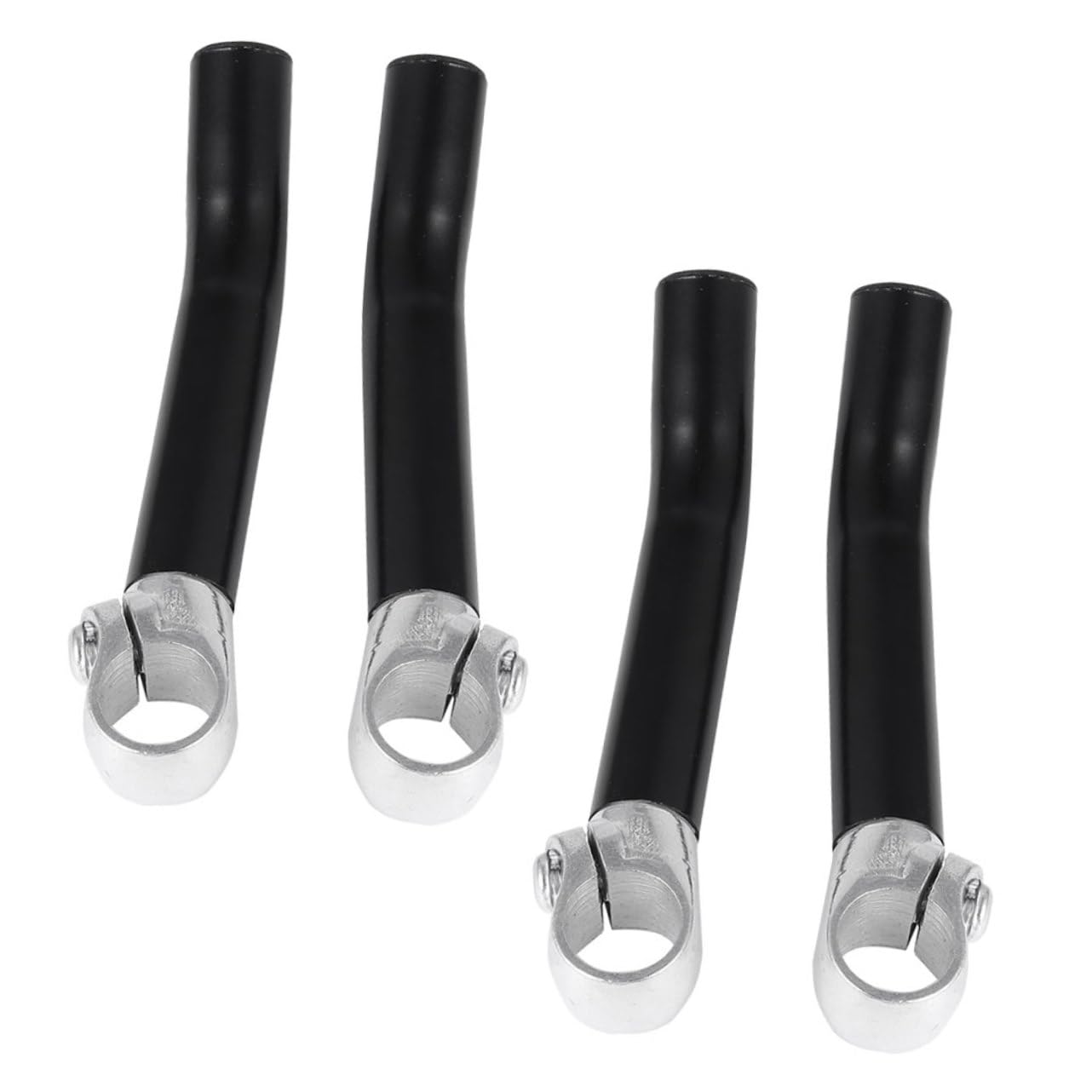 4pièces Extrémités De Guidon Métal pour Vélo De Montagne Poignées Antidérapantes Confortables Et Faciles à Installer Accessoires De Vélo Universels Adaptés à Les