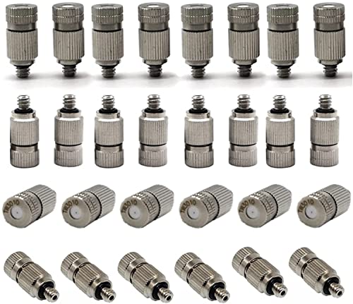 Buse de brumisation laiton haute pression 10/24 UNC irrigation serre 40x